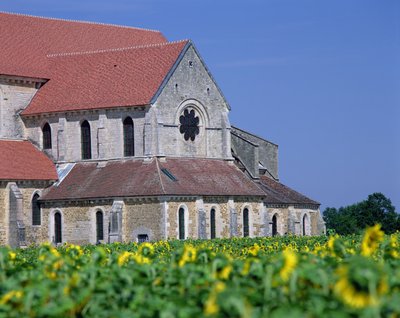 Pontigny Abbey by Unbekannt Unbekannt